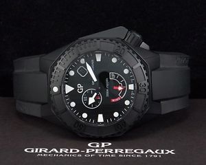GP Girard-Perregaux SEA HAWK Black Ceramic Ref. 49960 !! NEUWERTIG AUS 10/2015