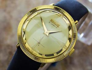 Precimax Swiss Made Gold Plated Manual Dress Watch For Men Circa 1960s FFR37