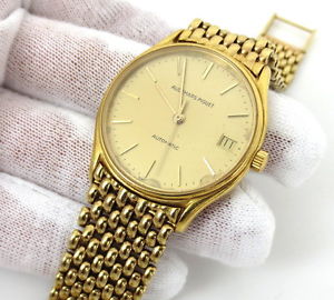 Vintage Audemars Piguet Automatic Date 14K Yellow Gold Men’s Watch