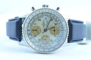BREITLING OLD NAVITIMER UOMO OROLOGIO 43MM AUTOMATICO CRONOGRAFO ACCIAIO/ACCIAIO