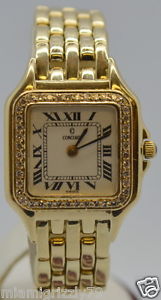 LADIES CONCORD 14K GOLD & DIAMONDS WRISTWATCH FREE SHIPPING!