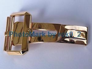 ULYSSE NARDIN 18K YELLOW GOLD 18mm Deployment Deployant Buckle Clasp Singal Fold