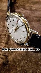 VINTAGE WATCH IWC  PORTOFINO  CAL. 89  ORO 18KT  ANNI '40
