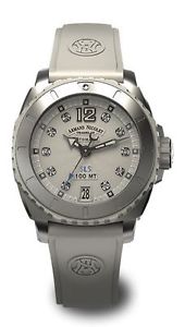 Armand Nicolet SL5 Lady Automatik Date mit Diamanten 9613A-AG-G9615B