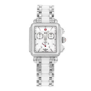 Michele Deko MWW06P000188 Stahl & Diamant Quarz Damen Armbanduhr