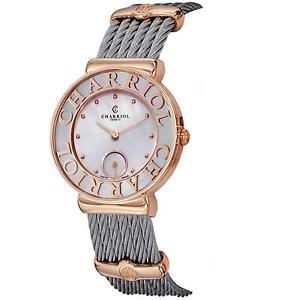 CHARRIOL ST-TROPEZ DAMEN 30MM SAPHIRGLAS UHR ST30PC.560.020