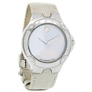 Movado S.E. Series Ladies Diamond Stainless Steel Quartz Watch 0604874