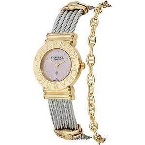 CHARRIOL ST-TROPEZ FEMME 24MM SAPHIR VERRE MONTRE 028C.540.462
