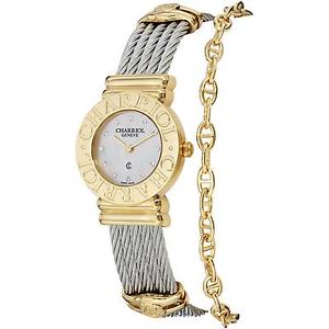 CHARRIOL ST-TROPEZ FEMME 24MM SAPHIR VERRE MONTRE 028C.540.326