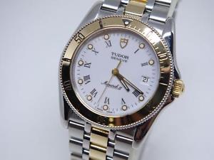 Tudor Geneve Monarch II Quartz Gold/Stainless Steel Watch
