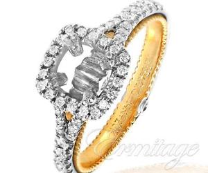 Verragio “Couture” Diamond 0.35 CT G VS Gold Engagement Ring