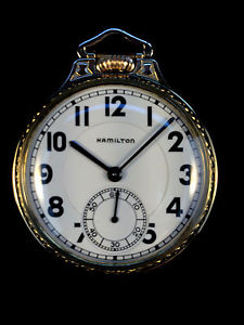 16s 23 Jewel Hamilton 950E Railroad Pocketwatch Near Mint Condition