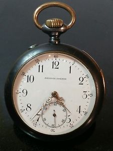 Antique Mermod Freres Swiss Quarter Hour Repeater Mechanical Pocket Watch