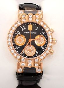 Harry Winston Premier Excenter 18K R Gold Diamonds 200/UCQ32RL.KD/D3.1 *UNWORN*