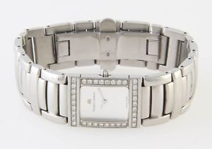 Wunderschöne Maurice Lacroix Damen Armbanduhr Mit Brillianten Aus Edelstahl