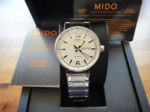 Genuine Mido Great Wall Men's 42mm M015.631.11 watch Automatic Chronometer COSC