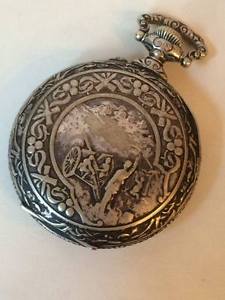 ANTIQUE DOXA POCKET WATCH ARTILLERY CANNON 75 JOSEPH ALBERT DEPORT