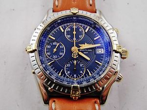 orologio breitling chronomat cronografo automatico acciaio e oro ref. B130501