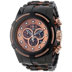 Invicta Bolt Chronograph Mother Of Pearl Dial Black Ion-Plated Men's Watch 12748