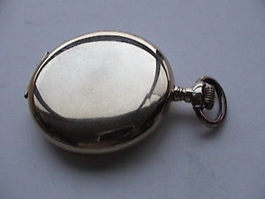 14k SOLID GOLD A.W.C.Co POCKET WATCH HUNTING CASE- CASE ONLY