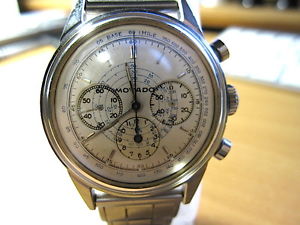 VINTAGE, MOVADO CHRONOGRAPH WRISTWATCH, 95M, STLS./STL.