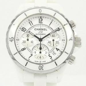 Authentic CHANEL H1007 J12 41mm Chrono ceramic Automatic  #260-001-610-8608