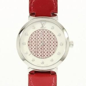 Authentic LOUIS VUITTON Q1G00 Tambour 11P Quartz  #260-001-611-7709