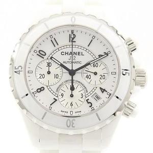 Authentic CHANEL H1007 J12 41mm Chrono ceramic Automatic  #260-001-611-7037