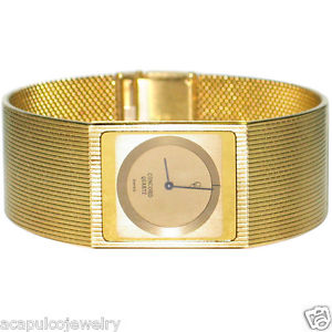 CONCORD QUARTZ DELIRUM 18K All Gold Men's Thin Watch Swiss Made Pre-Owned