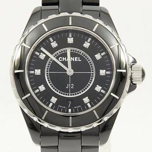 Authentic CHANEL H2124 J12 38mm ceramic 11P Quartz  #260-001-445-4189