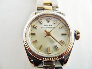 orologio rolex lady date automatico acciaio e oro ref. 6719 cal.2030