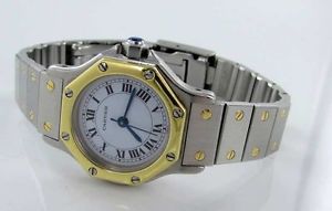 Cartier Santos Orologio Donna Acciaio/Oro