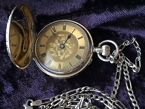 Rare Stunning Antique Solid 18k gold Boxed Hunter Fob Pocket Watch c1870