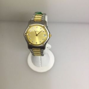 EBEL 1911 CLASSIC SS  & 18K GOLD DIAMOND LADIES WATCH 1088901 BNIB $4,650 RETAIL