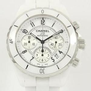 Authentic CHANEL H1007 J12 41mm Chrono ceramic Automatic  #260-001-611-2650