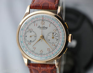 CRONO BREITLING PREMIER OVERSIZE 1950 ORO ROSA 18K CAL. VENUS 188 SPETTACOLARE