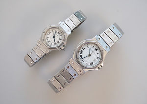 Cartier Santos Octagon Ronde Uomo