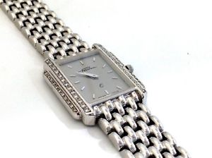 Luxus 585er Weissgold Diamant Brillant Damenuhr Priosa 0,37 ct - WERT 7.900,- €