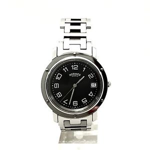 Authentic HERMÈS Stainless Steel Men's Watch In Box