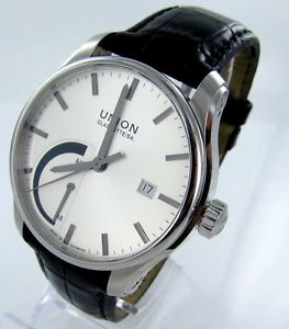 UNION GLASHÜTTE AUTOMATIQUE Belisar MONTRE HOMMES ACIER Reserve de marche