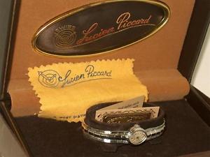 Lucien Piccard Solid 14K White Gold Swiss Dress Watch For Women - Just Serviced