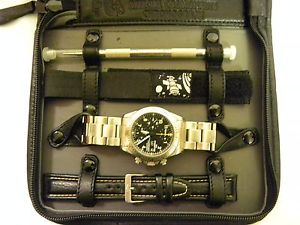 Fortis Cosmonauts Chronograph Automatic Black Dial Mens Watch Lemania 5100 movm