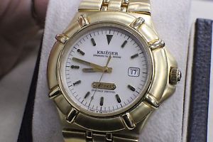 KRIEGER WATCH K929 40MM 18K YELLOW GOLD LIMITED EDITION CHRONOMETRE DE MARINE