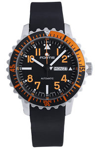 Fortis B-42 Marinemaster Day/Date GMT Automatic Steel Mens Watch 670.19.49 K