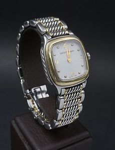 Authentic David Yurman Thoroughbred 18K Gold SS Ladies Watch T304-XSS8 W070