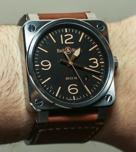 Bell & Ross BR03-92 Golden Heritage Steel Automatic Swiss Watch Bell Ross