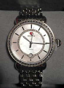 Classic MICHELE CSX Elegance Diamond with Diamond Dial Watch