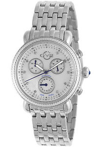 GV2 by Gevril Women's 9801 Marsala Diamond Chronograph Stainless Steel Watch
