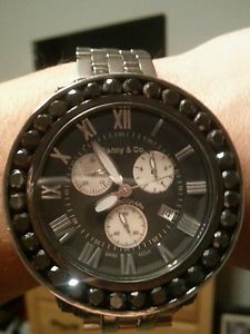 Benny 11ct Genuine Black Diamond Watch