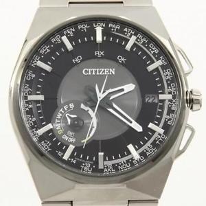 Authentic CITIZEN F100-T021077 CC2006-53E Satellite wave Solar  #260-001-518-...